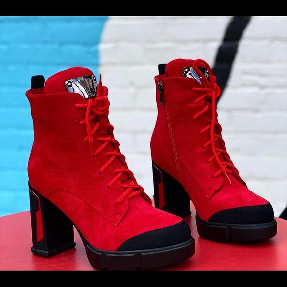 Fashion Footwear Shoes - Red Boot